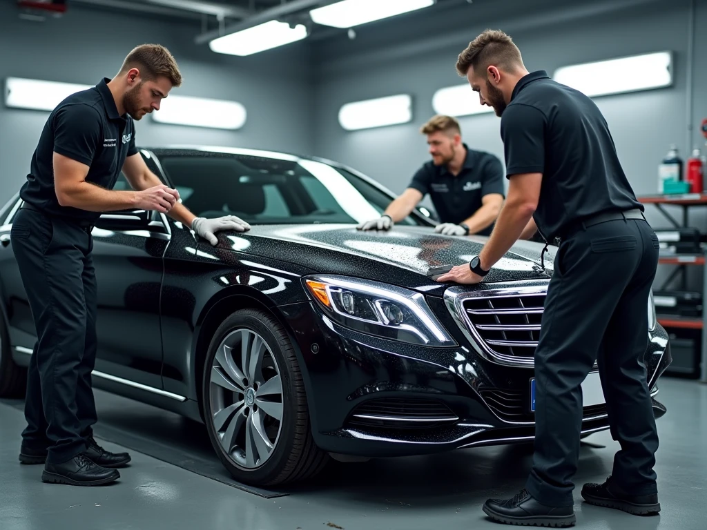 Premium car detailing service